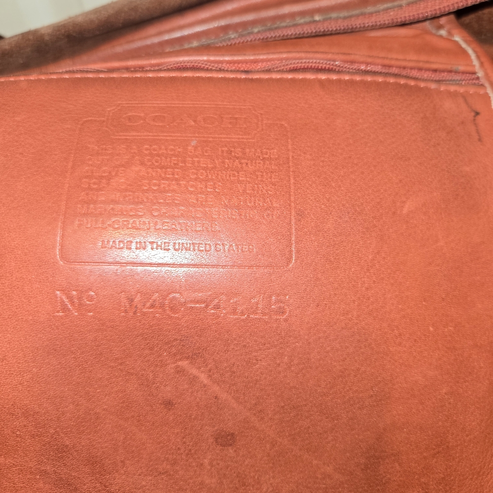 Coach Brown Leather Crossbody Bag - Picture 7 of 9